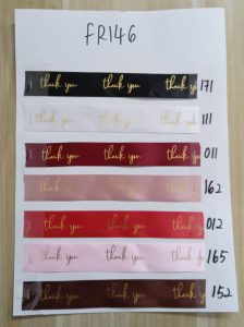 FR146 Thank you Ribbon
